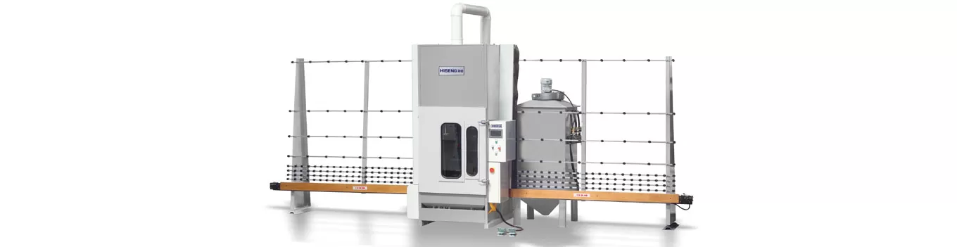 Automatische Sandstrahlen-Maschine aus Glas