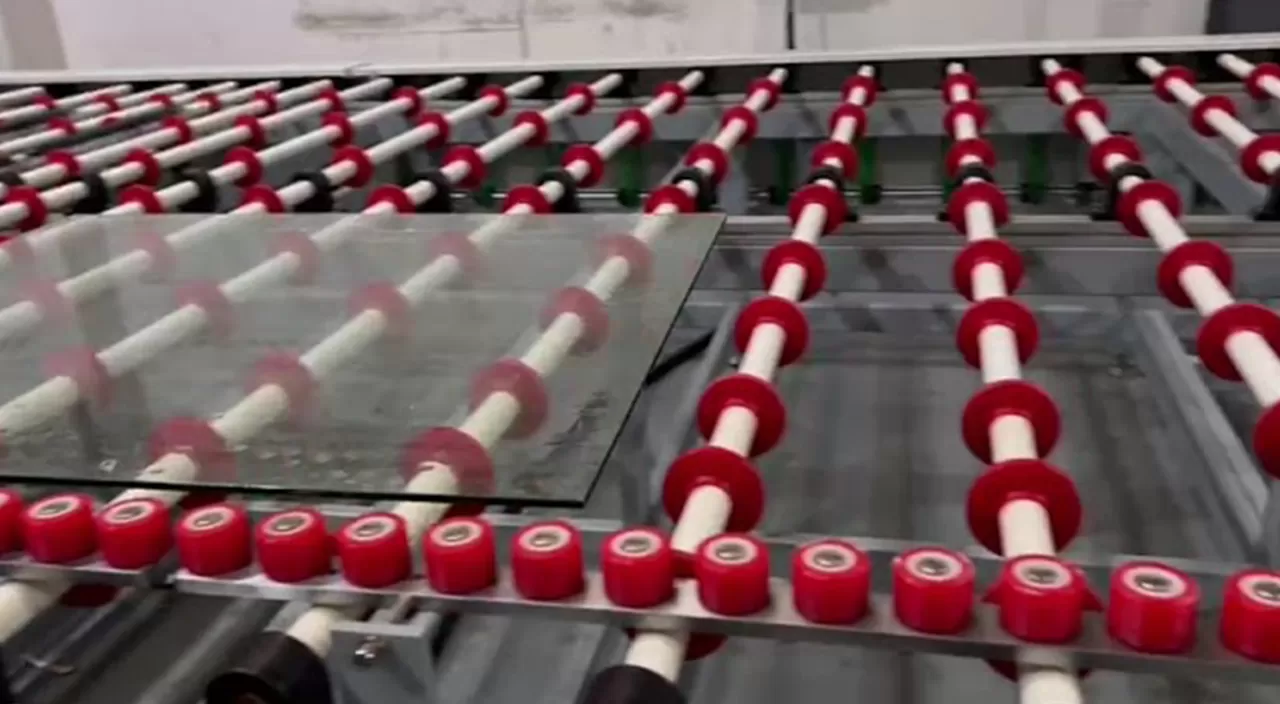 HISENG Glas Doppel kanten maschine HSDN L Video