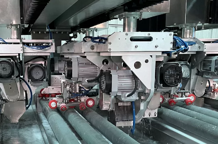 Glasfaserungs-Maschinen struktur