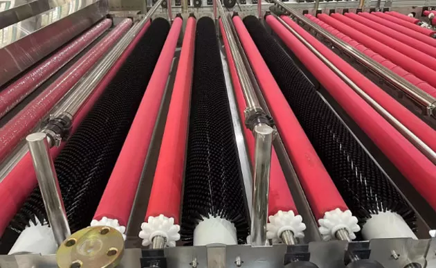 Wasch-und Trocknungs bereich der Glas waschmaschine