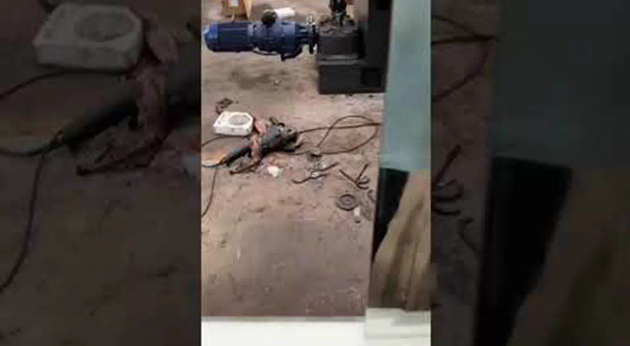 HISENG Schleif glas Maschine HSB 371 Video