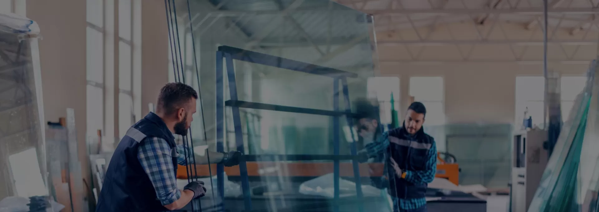 Glas gerade Linie Doppel kanten maschine