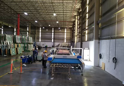 Geräte glas verarbeitung