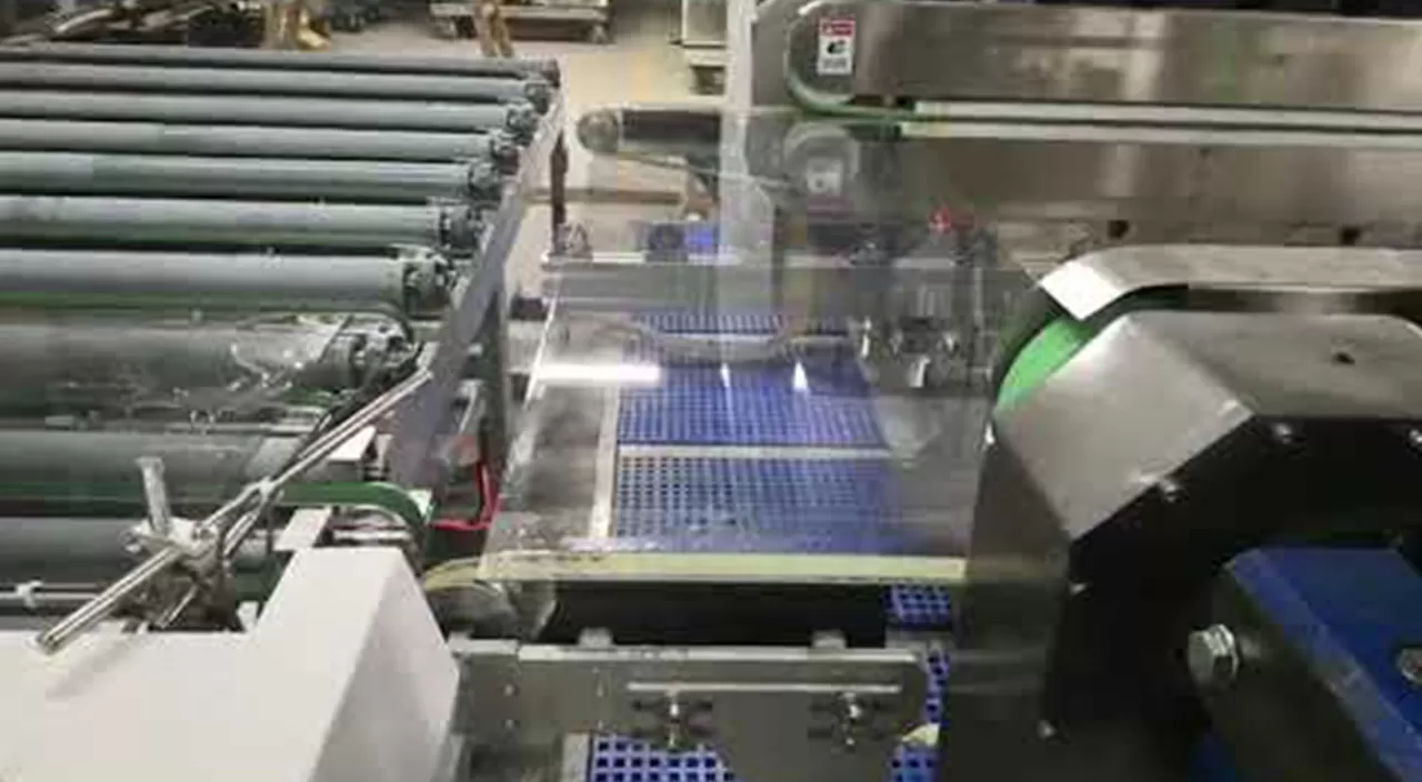 Gerade Linie doppelte runde Kanten maschine Video