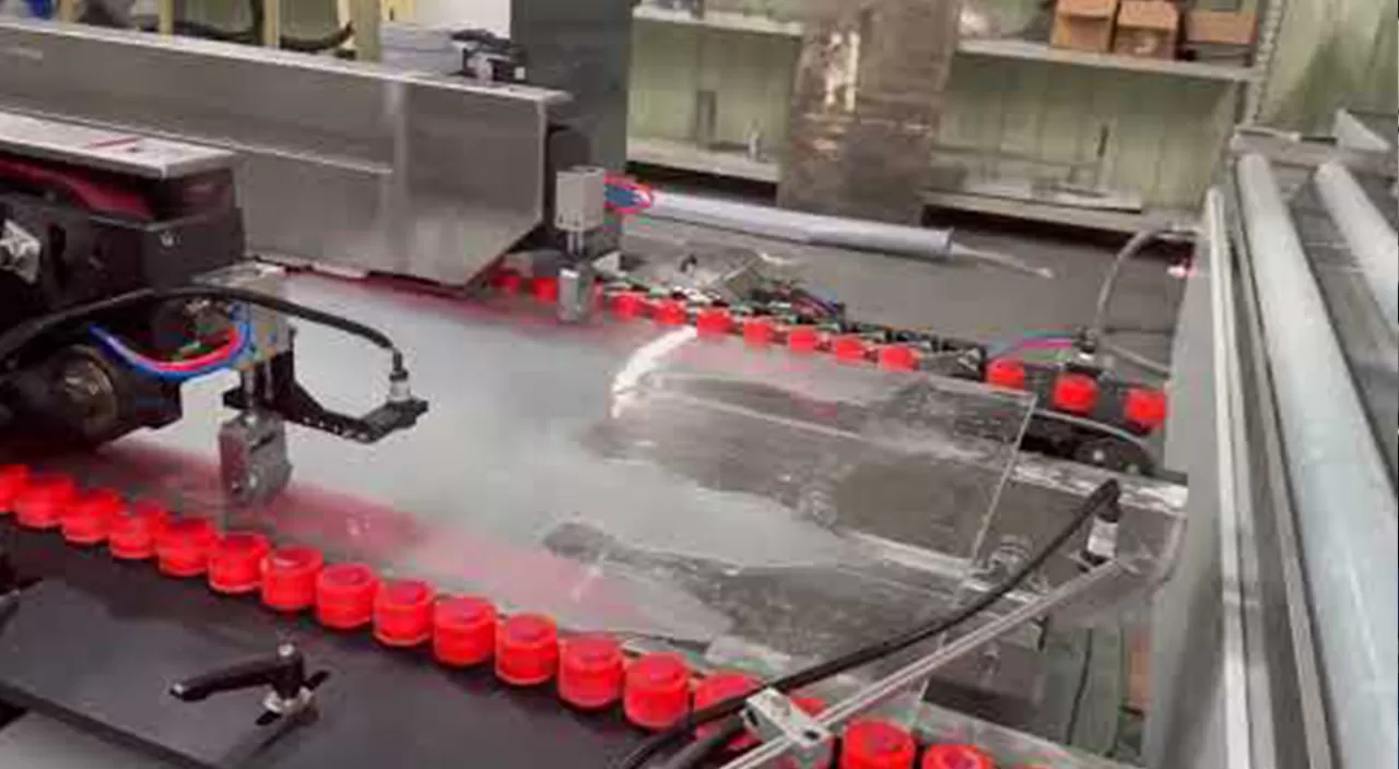 HISENG Jumbo Glas Bilaterale Edger Line HSDT Video