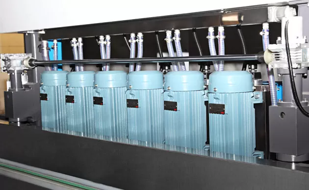 Spezial isiertes Motor design von doppelter runder Glas-gerader Kanten maschine