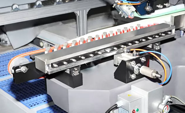 Edelstahl konstruktion aus doppelter runder Glas-gerader Kanten maschine