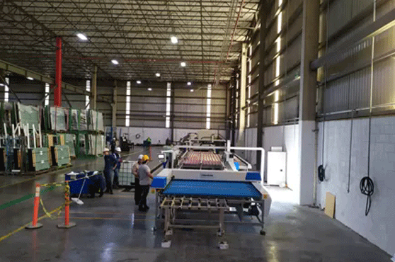 Geräte glas verarbeitung