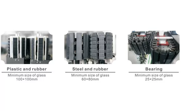 Vertikale Glaskanten-Schleif maschine Struktur