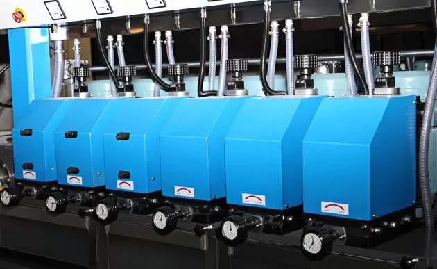 Wassertank mit Filtration system aus doppelter runder Glas-Kanten maschine